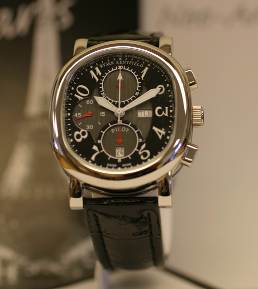 RK S-160 Chronograph Pilot Black