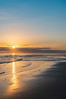 Sunset and beach